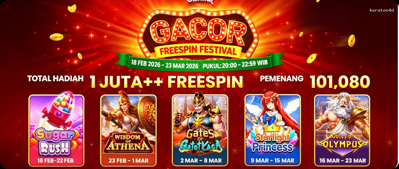 Login keraton4d Sekarang Bonus Melimpah